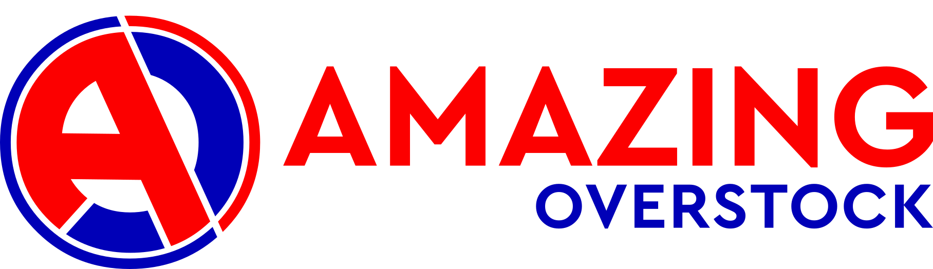 same Bright red n blue as new logo round button